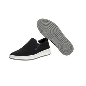 Clarks Fashion Casual Slip On Loafers - Black