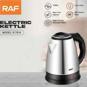 RAF R.7816 2.0 L Electric Kettle - 1500W - Silver.