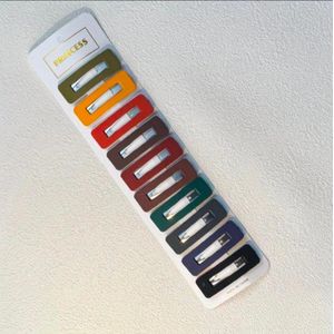 Matte Hair Clips Set - 10pcs