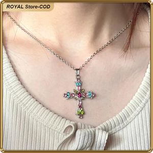ASHION Unisex Stainless Steel Cross Pendant Chain – Fashion Jewelry for Men & Women