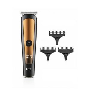 600mAh Professional Rechargeable T-Blade Hair Trimmer with LCD Display, 2-Speed Control, 120-Minute Runtime & Type-C Charging