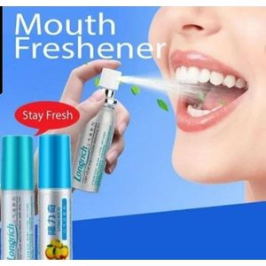 Longrich 2pcs Mouth Freshener – Portable Breath Freshener Spray & Oral Care Solution (15g x 2) 