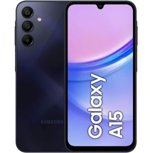 Samsung Galaxy A15 - 6.5" - 128GB ROM + 6GB RAM - 50MP Rear / 13MP Front - 5000 mAh - Black