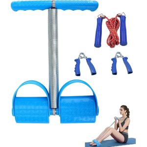 SIKITUT Tummy Trimmer Abdominals Workout Tool for Fast Flat Tummy with 2 Hand Grips,1 Skipping Rope