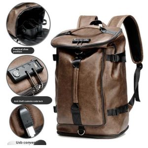AD Vintage Procast Traveller Leather Backpack - Brown