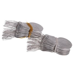 10pcs Metal Wire Needle Threader Silver Hand Sewing Stitch