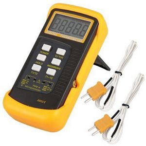 Thermohauser  Dual-Input Type-K Digital Thermometer, Model 6802 II