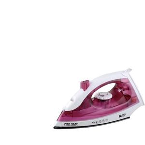 RAF Pro-Heat Electric Steam Iron - Pink/White