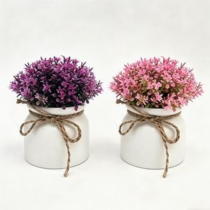 2 Pcs artificial flowers, flowers for room table flowers,home floral decorations