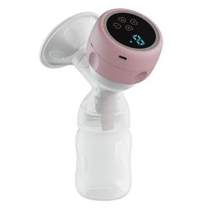Portable Electric Breast Pump, 3-in-1 Massage Stimulation Expression Breastfeeding Pump, 4 Modes with Adjustable Suction Levels, BPA-Free Silent Breast Milk Extractor for Nursing Mothers