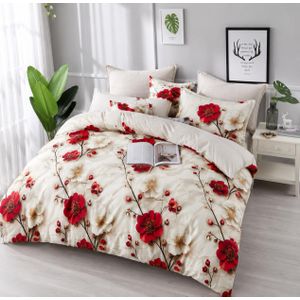 Elegant Double Size Bedsheets - 3 Pieces - Multicolour