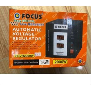 FOCUS Automatic Voltage Regulator – 2000W Power Stabilizer with Surge Protection