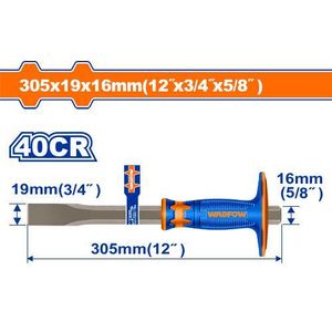 WADFOW WCC2311 Cold Chisel - Silver/Blue/Orange