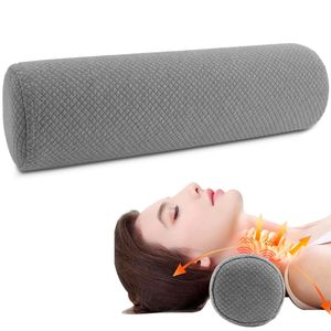 Cervical Roll Pillow, Neck Round Pillow Cylinder Bolster Pillow,  Round Neck Support