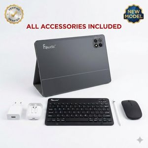 Feud London Foudz 10.1 Inch Laptop Replacement Tablet - 1TB Storage 16GB RAM - Includes Tablet Stand, Keyboard, Mouse and Earbuds