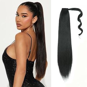 Ponytail Hair Extension Ladies Wigs Hair - Black