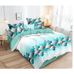 2 King size Bedsheet With 5 Pillow Cases - Multicolor