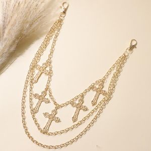 Women Waist Chain Beach Bikini Pearl Body Chain Pendant Gold