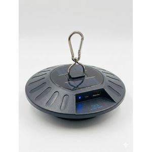 GBL 200W Ultrathin UFO LED Emergency Lamp & USB Power Bank - Portable Rechargeable Hanging Camping Light