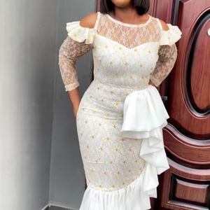 Midi Dress Styles  Lace dress styles, African lace dresses, Lace gown  styles