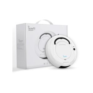 3-In-1 Rechargeable Smart Robot Vacuum Cleaner Cleaning Machine - (D25.8 x H6.8)cm / (D10.2 x H2.7)inch - White