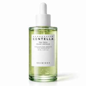 Korean skincare SKIN1004 Madagascar Centella Tea-Trica Relief Ampoule/refill of large skin porous/anti-aging/acne control/acne scars remover/acne serum/skin brightening/oily skin control (100ml)
