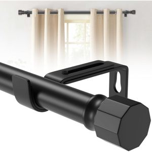 Adjustable telescopic Roman rod curtain rod (1.2m-2.1m)