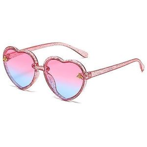 Kids Heart-Shaped Bee Decor Sunglasses