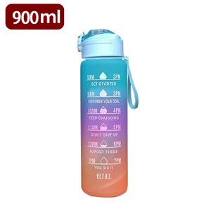 back to school 1/2/3 Liter Big Motivational Water Bottle Gourd