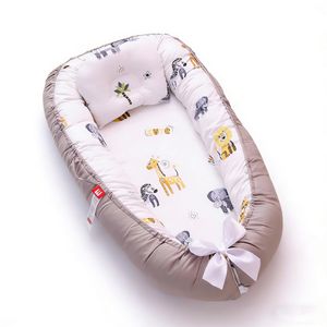 TodyJeyHo Baby Lounger,Baby Nest for Sleeping,Ultra Soft Breathable,Portable Cotton Newborn Bassinet Mattress for Toddler,Toddler Bionic Bed For Bedroom, Gift for 0-12 Months Newborn (style 7)
