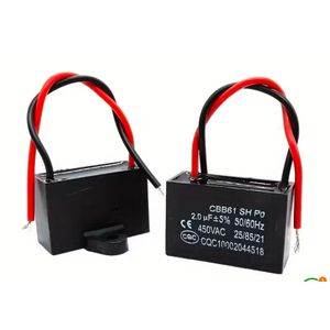 2pcs 450VAC Ceiling Fan Run Capacitor – High-Performance Starting Capacitor for Electric Fans & Small Motors
