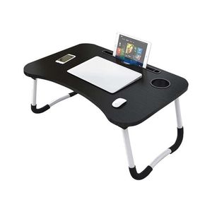 Portable Laptop Study Bed Table - Black