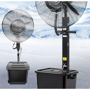Portable Industrial Mist Cooling Fan – Water Spray, Humidification & Ice Cooling