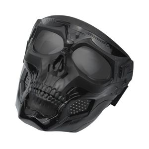 AD Motorcycle Detachable Face Mask - Black 