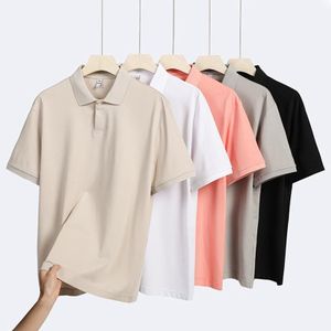 5 Pieces Plain Cotton Polo Shirt - Multi Colors