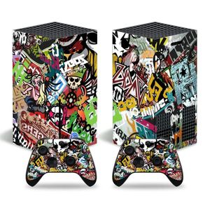Skin Sticker Decal Cover for Xbox Series X Console and 2 Controllers Skins Vinyl Protective Wrap