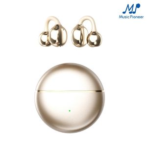 Music Pioneer Clip-On Earbuds BT6.0 Open Ear Heaphones Comfort with Anti-Drop Design 50H Battery