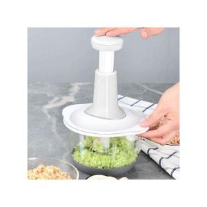 Manual Veggie Chopper & Meat Grinder 23 × 14 cm - White