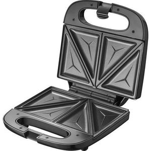 Delron DSM-002B 2 Slice Sandwich Maker - Black - Black