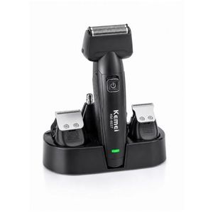 8 600mAh Rechargeable Multifunction Hair Clipper Kit with Stainless Steel Blades, Type-C Charging, 90-Minute Use & 3 Guide Combs