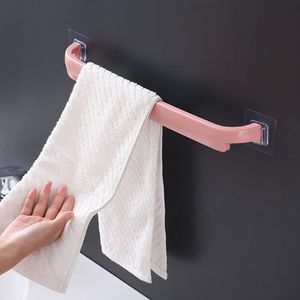Bathroom Towel Holder Towel Rod Bar Rack Hanger Wall Mount, Self