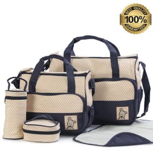 Gift Pack 5 - Diaper Bag with Changing Mat + 100% Cotton Baby Bodysuit