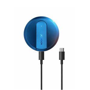 15W MagSafe Wireless Charger - Ultra-Thin Magnetic Charging Pad with 1m Cable - (D6 x H0.6)cm / (D2.36 x H0.23)inch - Navy Blue
