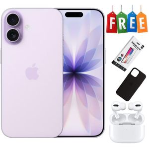 Apple iPhone 17 – 256GB ROM + 8GB RAM – 6.1" Super Retina XDR OLED – A18 Chip – 48MP Camera – 5G Smartphone – Lavender + FREE Accessories