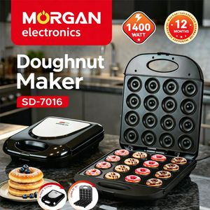 Morgan 16 Pieces Doughnut Maker SD-7016-Black