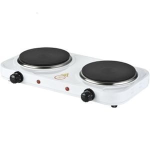 Meg Electric Hot Plate - 2 Burner - White