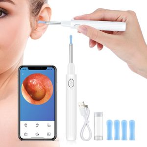 PASTSKY Baby Earpick Ear Cleaner Ear Wax Cleaner Picker Ear Cleaning Tool Infant  Ear Pick With Led Light With Soft Silicone Ear Spoon USB Rechargeable for  Kids Adult