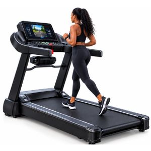 Foldable Smart Treadmill - BlackMotorized Folding Treadmill with Multifunctional Massager & LED Display - Black