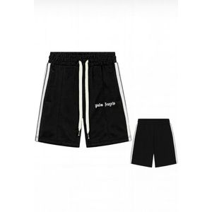 Palm Angels Classic Track Shorts – Black/White