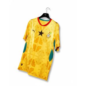 Football Jerseys Ghana 2026 World Cup Away Kit Gold - Player Version